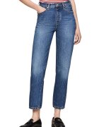 Tommy Hilfiger Blugi crop cu talie inalta