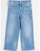 Tommy Hilfiger Blugi drepti cu aspect decolorat - Albastru deschis