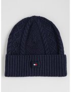 Tommy Hilfiger Caciula elastica din amestec de lana - Bleumarin