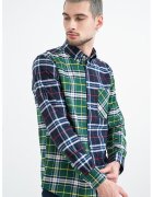 Tommy Hilfiger Camasa din bumbac cu model in carouri - Alb/Galben/Verde inchis