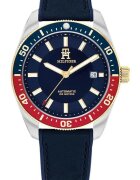 Tommy Hilfiger Ceas cadran albastru navy - curea silicon - 10 ATM - 42h rezerva de mers