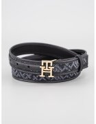 Tommy Hilfiger Curea cu catarama cu nit Modern - Negru