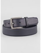 Tommy Hilfiger Curea din piele cu aplicatie logo discreta - Bleumarin