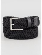 Tommy Hilfiger Curea din piele cu model tesut - Negru