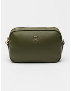 Tommy Hilfiger Geanta crossbody cu logo - Kaki