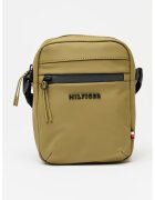 Tommy Hilfiger Geanta crossbody cu logo - Negru/Kaki