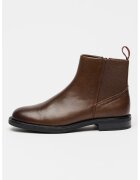 Tommy Hilfiger Ghete de piele cu fermoar lateral - Maro