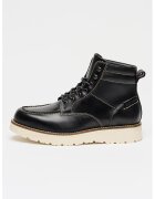 Tommy Hilfiger Ghete din piele cu logo discret - Negru