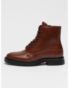 Tommy Hilfiger Ghete din piele cu varf rotund - Maro cognac