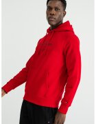 Tommy Hilfiger Hanorac cu buzunar kangaroo si logo - Rosu vermillion