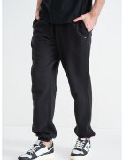 Tommy Hilfiger Pantaloni de trening cu croiala conica si snur de ajustare - Negru