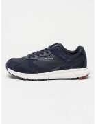 Tommy Hilfiger Pantofi sport cu insertii de piele intoarsa - Bleumarin