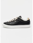 Tommy Hilfiger Pantofi sport de piele - Negru