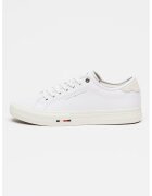 Tommy Hilfiger Pantofi sport din piele si piele ecologica - Alb
