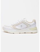 Tommy Hilfiger Pantofi sport din piele si piele intoarsa - Alb