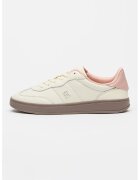 Tommy Hilfiger Pantofi sport low-cut din piele - Alb/Roz deschis