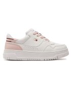 Tommy Hilfiger Pantofi sport pentru Fete - low cut lace-up sneaker - T3A9-33211-1355X134 - Alb - Alb