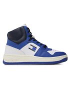 Tommy Hilfiger Pantofi sport tj mid cut basket - Albastru