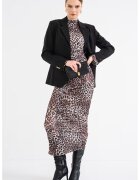 Tommy Hilfiger Sacou regular-fit din amestec de lana - Negru