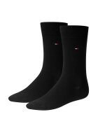 Tommy Hilfiger Set de sosete lungi cu logo brodat - 2 perechi - Negru