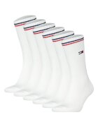 Tommy Hilfiger Set de sosete unisex pentru tenis 166541 - 6 perechi - Alb