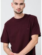 Tommy Hilfiger Tricou din bumbac cu decolteu rotund - Violet pruna