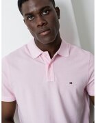Tommy Hilfiger Tricou polo din bumbac organic - Roz pastel