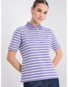 Tommy Hilfiger Tricou polo regular fit cu logo discret - Alb/Violet prafuit