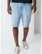 Tommy Jeans Bermude din denim Ryan - Albastru deschis