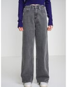 Tommy Jeans Blugi cu talie inalta Claire - Gri deschis