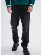 Tommy Jeans Blugi drepti cu aspect decolorat - Gri inchis