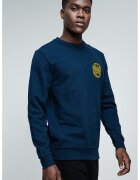 Tommy Jeans Bluza de trening regular fit cu imprimeu circular - Galben sofran/Bleumarin