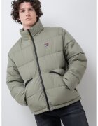 Tommy Jeans Geaca cu vatelina si aplicatie logo - Verde sparanghel