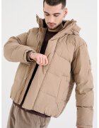 Tommy Jeans Geaca lejera cu gluga - Maro taupe deschis