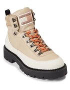 Tommy Jeans Ghete dama - Piele intoarsa - Bej - Bej