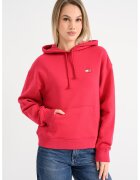 Tommy Jeans Hanorac cu buzunar kangaroo - Roz aprins