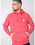Tommy Jeans Hanorac cu buzunar kangaroo si logo pe spate - Roz
