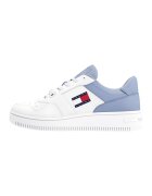 Tommy Jeans Pantofi sport cu segment perforat Retro - Alb/Albastru