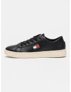 Tommy Jeans Pantofi sport usori din piele Court - Negru
