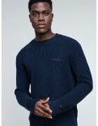Tommy Jeans Pulover regular fit de bumbac organic - Bleumarin