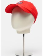 Tommy Jeans Sapca din bumbac organic Heritage - Rosu/Rosu vermillion