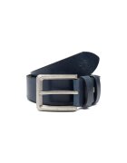 Toro Nero Curea din piele naturala - Bleumarin