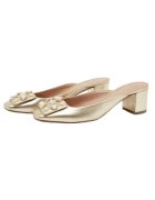 Tory Burch Papuci cu toc masiv din piele naturala Vail -