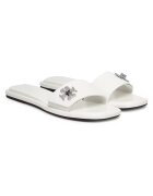Tory Burch Slapi dama Cloud 100 T Lock Slide - Alb