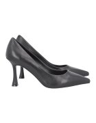 Tosca Blu Pantofi uni de piele cu toc - Negru