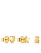 Tous Set cercei dama Gold Bold Motif - material plastic