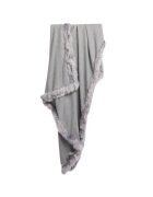 Trim Eșarfă dama - 100% lână de alpaca - gri - 180cm