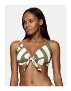 Triumph Sutien de baie dama 10214577 - Poliamida/Elastan - Verde - Alb/Verde inchis
