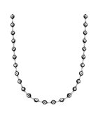 True Rebels Colier de otel inoxidabil cu elemente Evil Eye - Argintiu