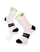 Try To Fly Sosete pentru ciclism SOSETI DE CICLISME Meryl® Skinlife Alb-Negru
